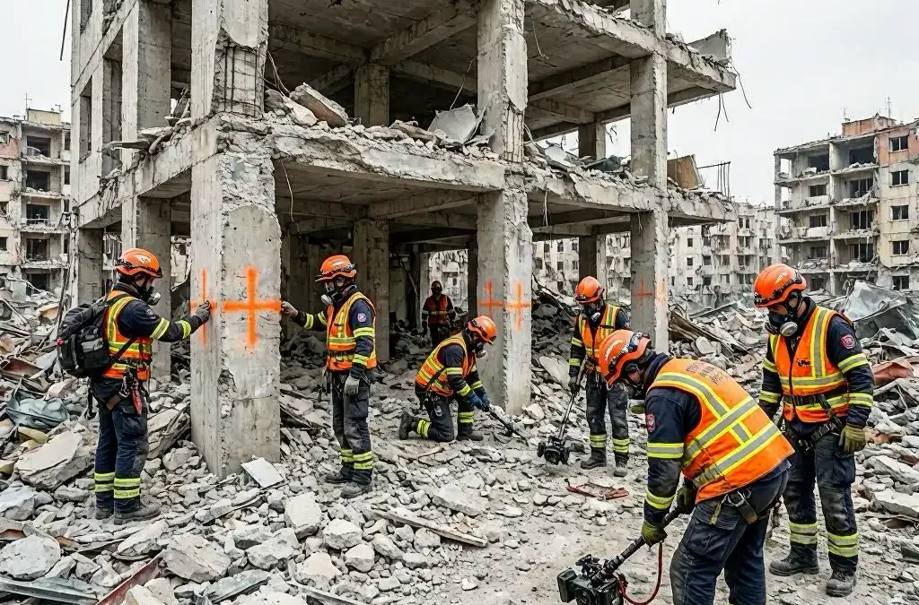 International guide to signage: Keys to safety in collapsed structures
